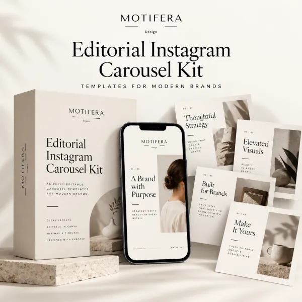 Editorial Instagram Carousel Kit